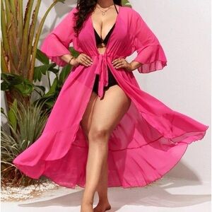 Coverup Kimono Duster Dress